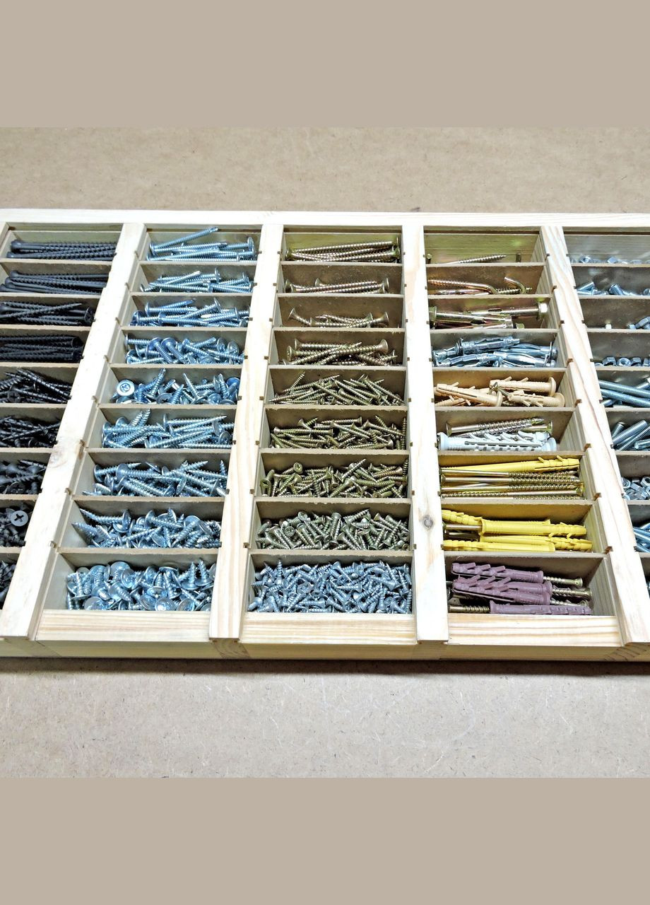 Набір 5х метизів універсальний 2424 шт No Brand (328911600)