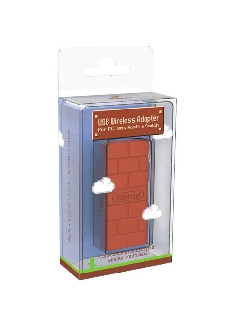USB адаптер USB Wireless Adapter 2 для Switch/Android/Windows/macOS Brown [90212] 8BitDo (399426131)
