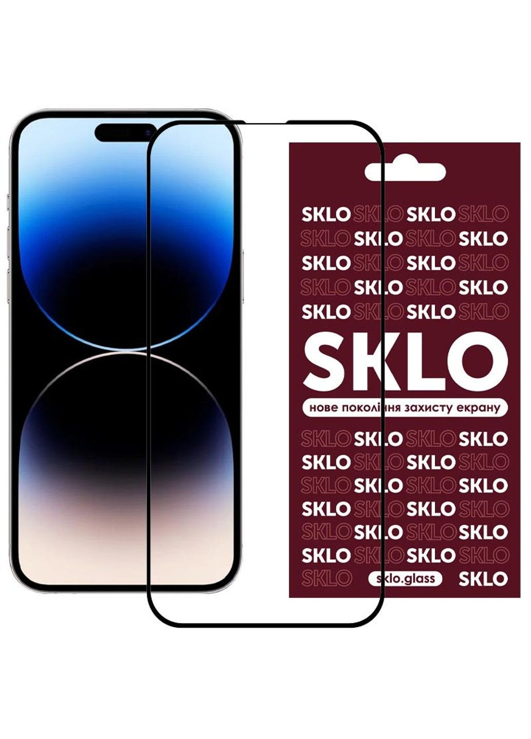 Защитное стекло 3D (full glue) для Apple iPhone 15 (6.1") SKLO (291880609)