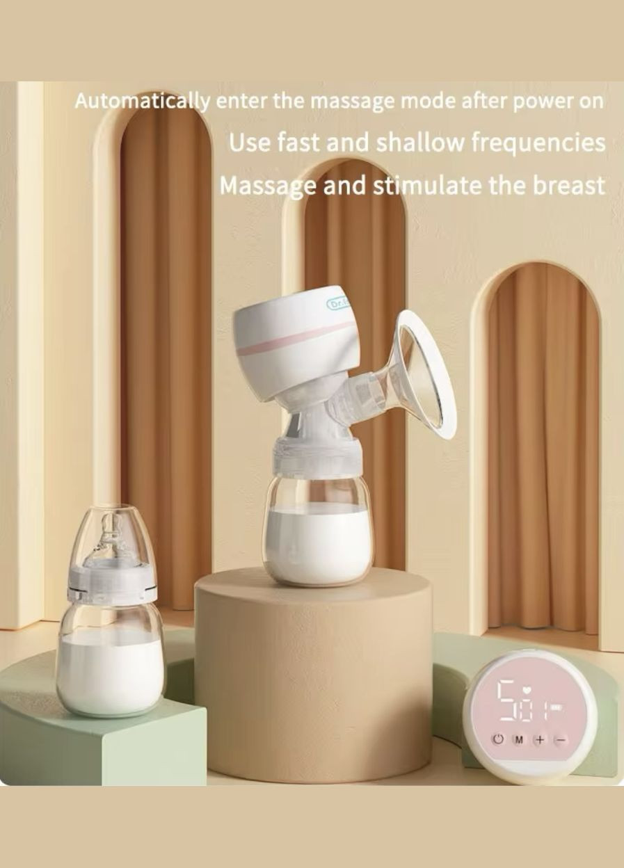 Молоковідсмоктувач електричний потужний Dr.Isla ультратихий з фунцією масажу та стимуляцією лактації JSL EB-11 (315930899)