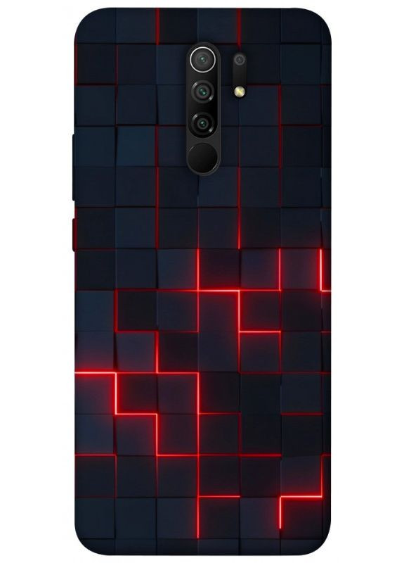 Чохол з принтом для Xiaomi Redmi 9 / для Ксяомі, сяомі, ксіомі редмі 9 Кібер сітка No Brand (338599552)