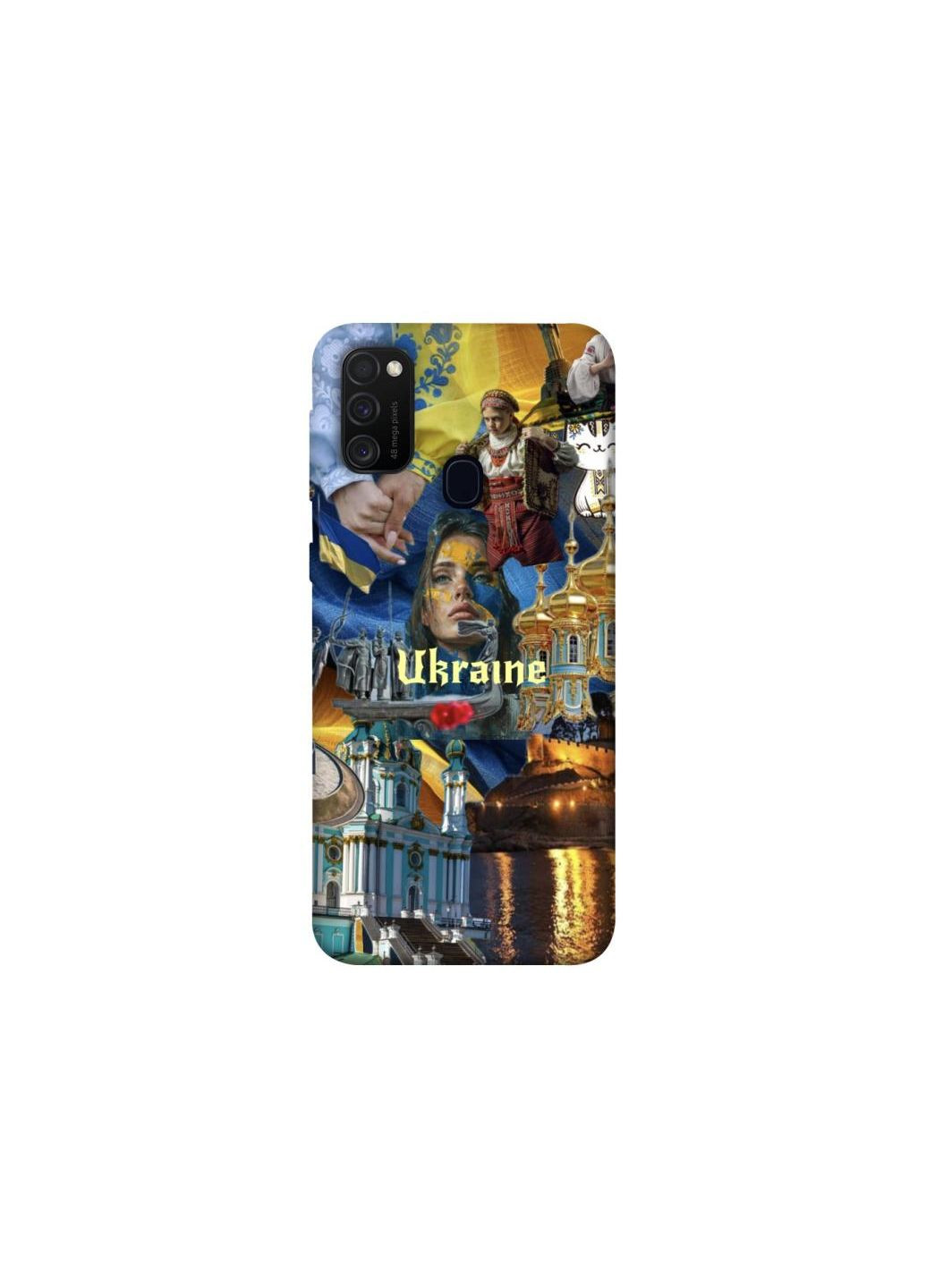 Чехол на Samsung Galaxy M21 Ukraine style ver.3 Frontalka (355322060)
