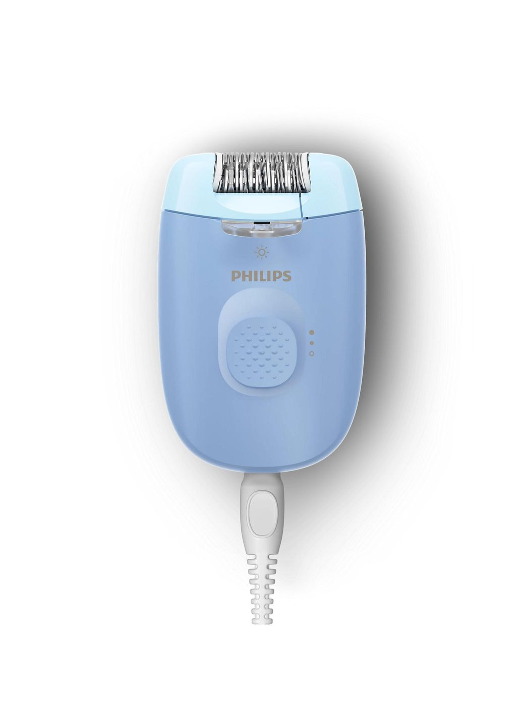 Эпилятор Series 2000 дисковый, от сети, сух., насадок-2, с подсветкой, синий Philips (323205160)
