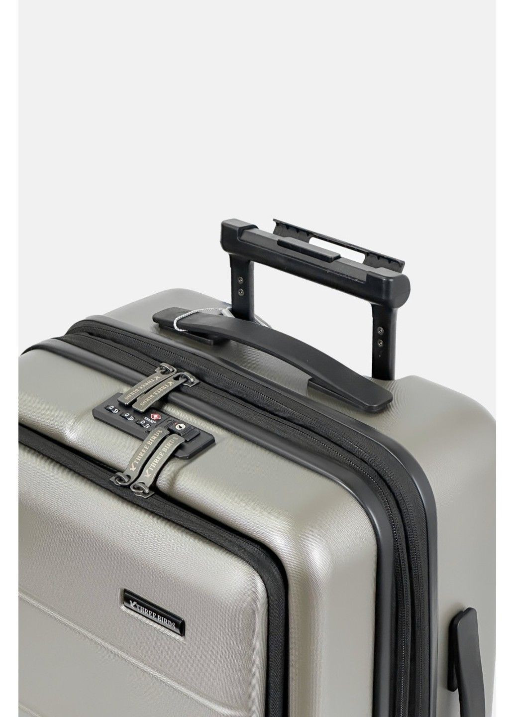 Маленький пластиковый чемодан Three Birds PC-03-3MG (302859424)