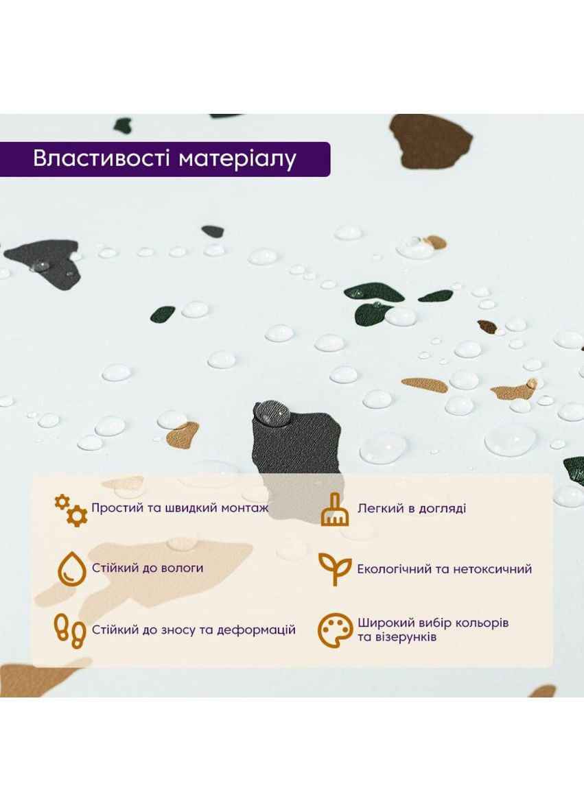 Самоклеюча LVT плитка 600х600х1.5мм (D) SW-00001592 Sticker Wall (355800454)