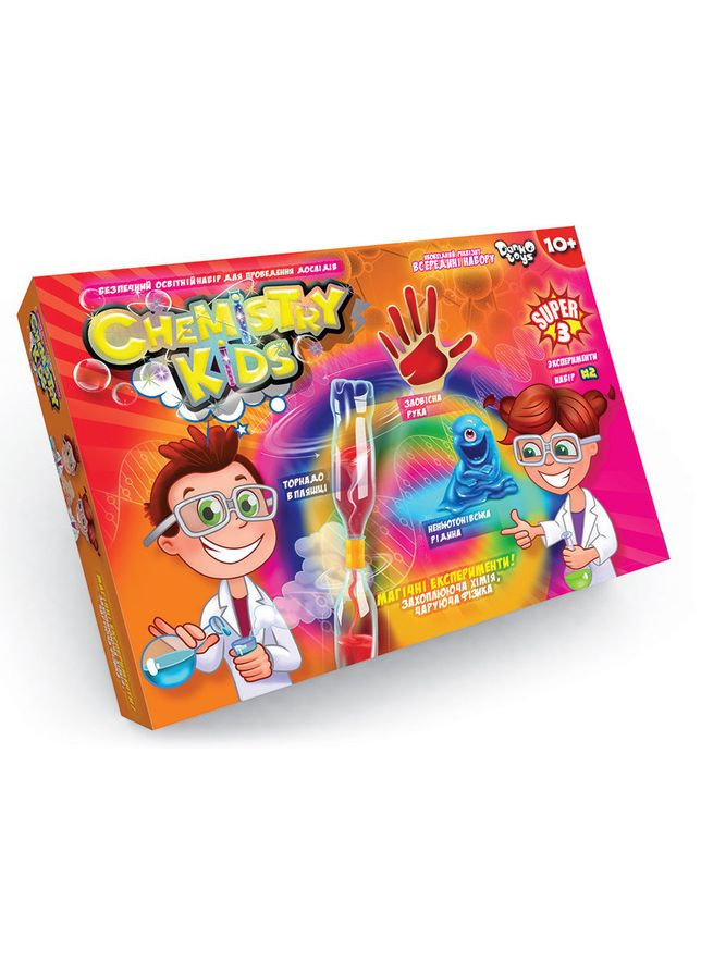 Дитячий набір для проведення дослідів CHEMISTRY KIDS CHK-02 CHK-02-02U Danko Toys (334162776)