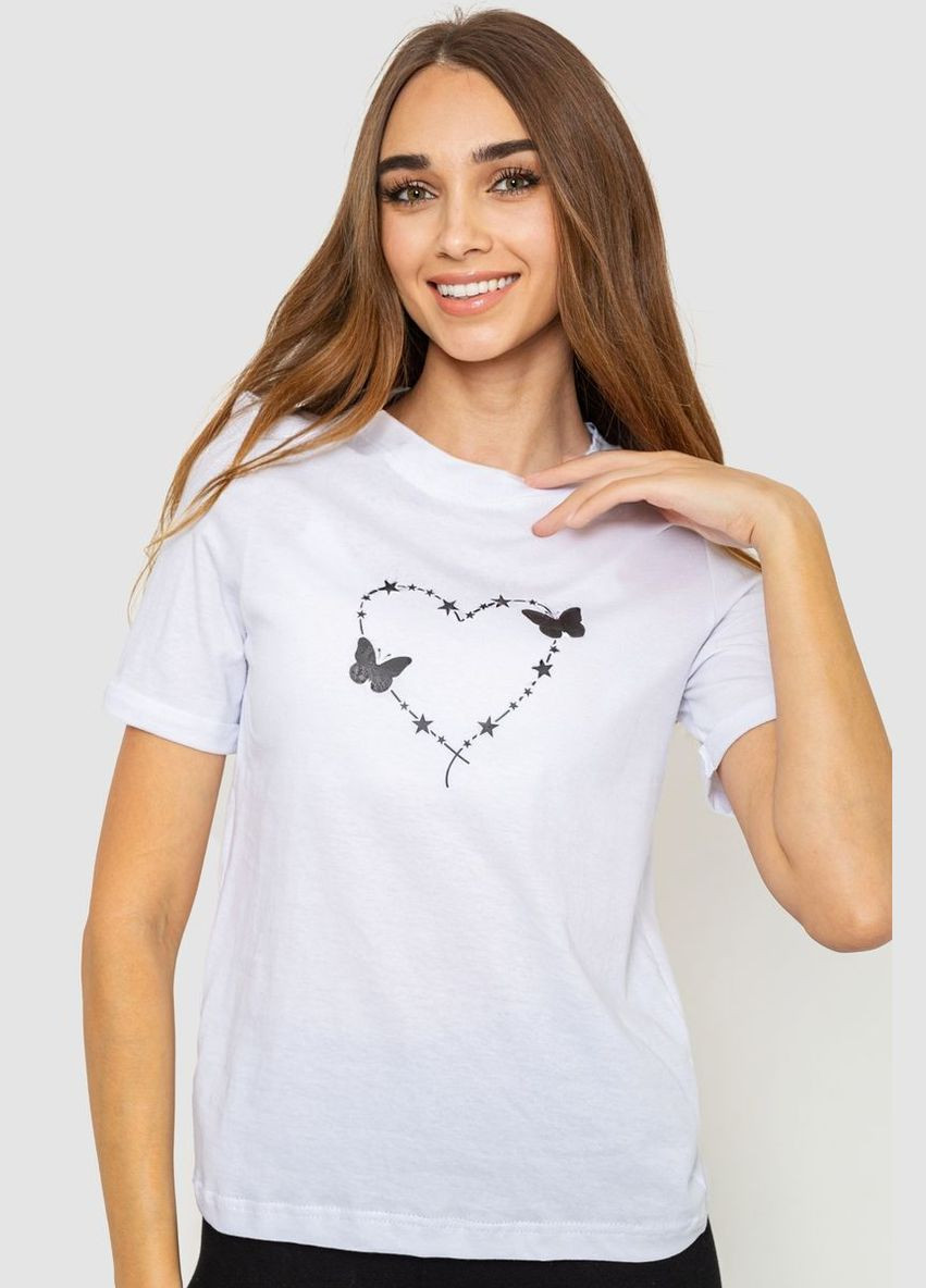 Жіноча футболка з принтом Ager 241R125 - (293849677)