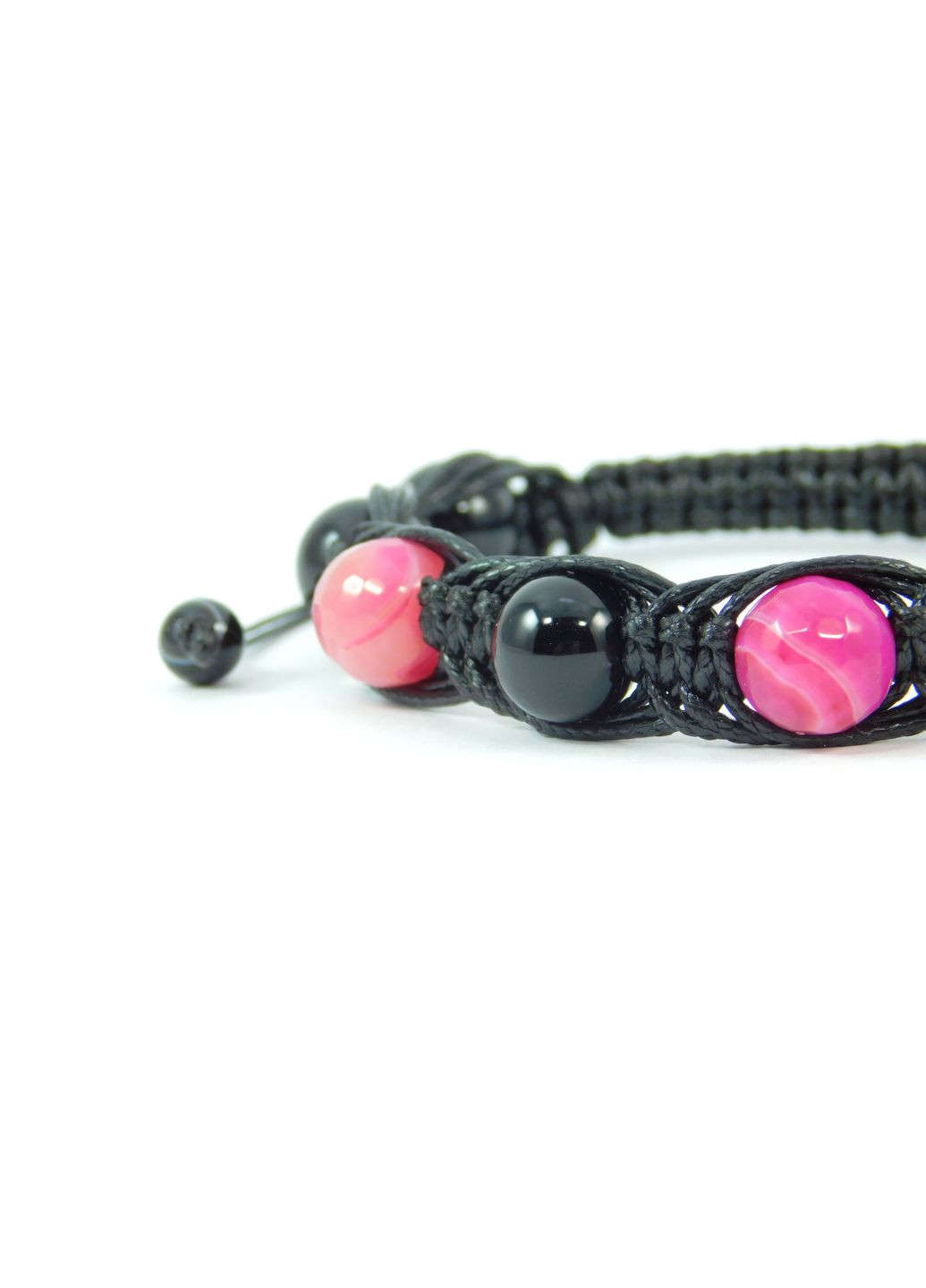 Эксклюзивная арахна Агат розовый, черный 15 Fursa fashion (322316189)