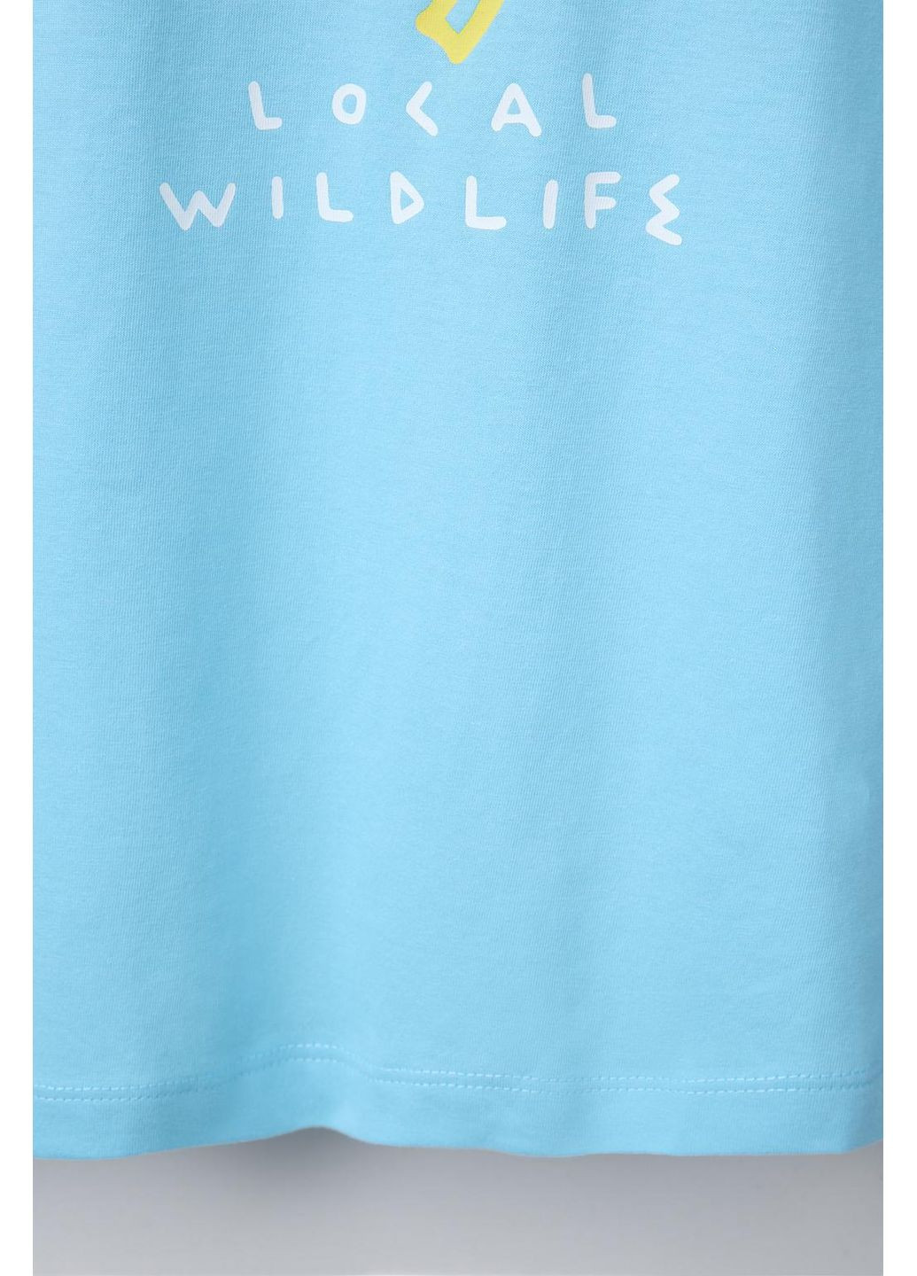 Голубая летняя футболка для мальчика Zara