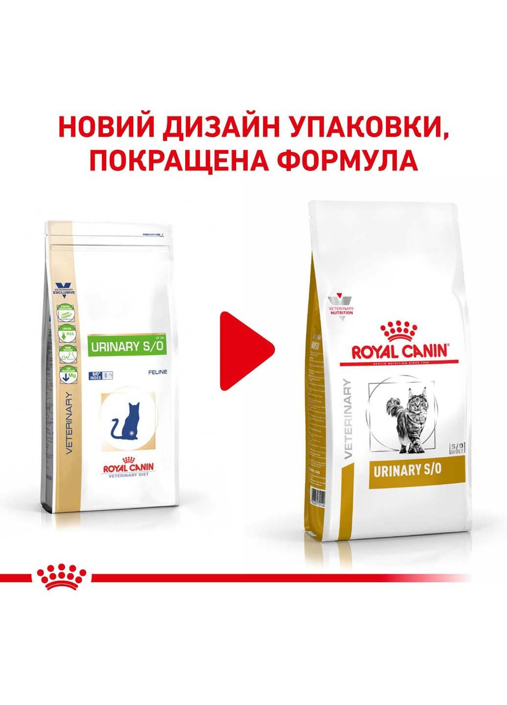 Сухой корм для взрослых кошек Urinary S/O Cat 3.5 кг Royal Canin (286472714)