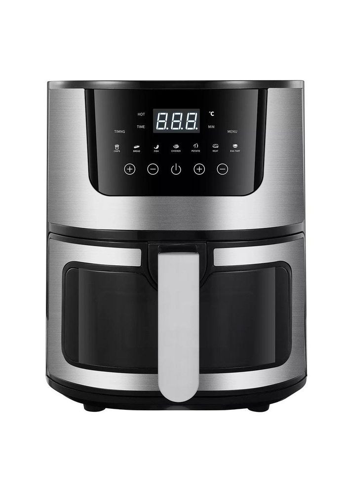 Аерофритюрниця на 8 л, 2400 Вт, RB-2268 / Фритюрниця без олії / Мультипіч / Аерогриль Rainberg (367058055)