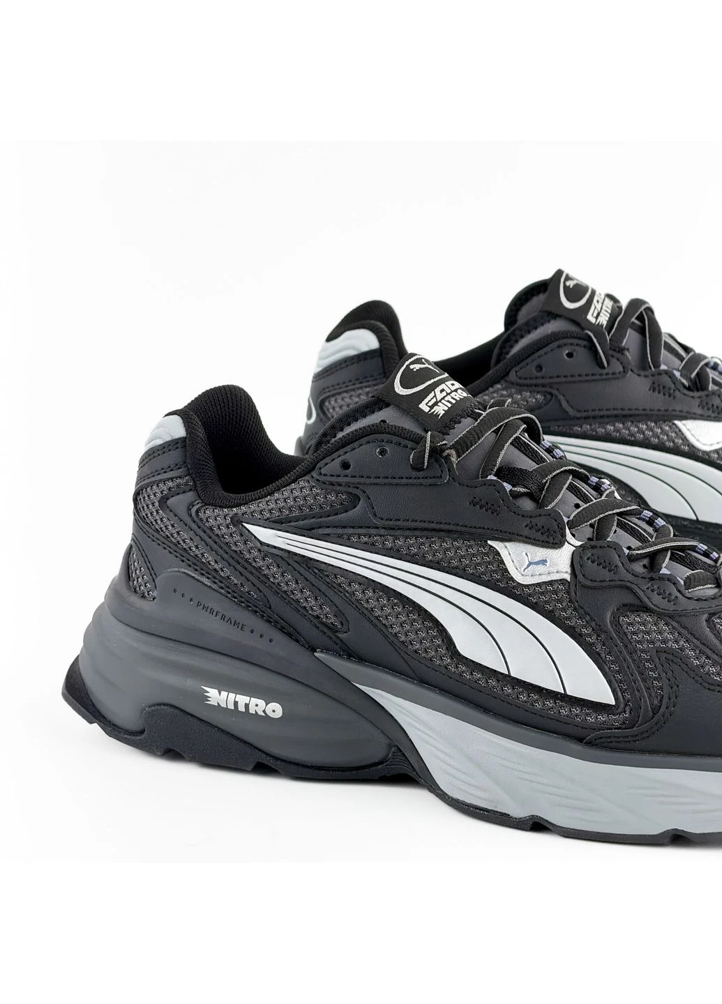 Чорні кросівки fade nitro ls black 406203-03 демісезон Puma