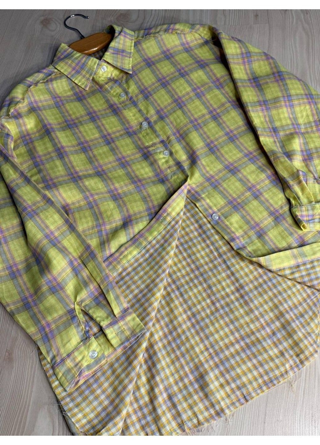 Желтая рубашка No Brand