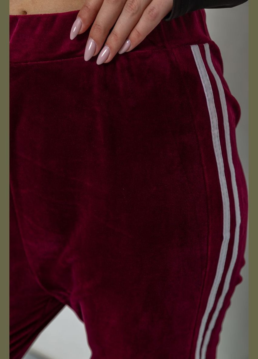 Спорт штани жіночі велюрові, колір чорний, 244R5576 Ager Спортивные штаны (316392734)