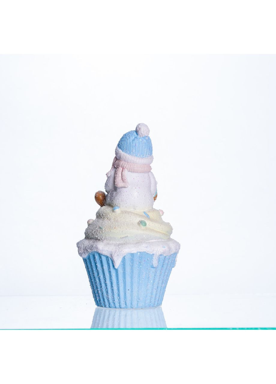 Новорічна фігурка-світильник сніговик фарфоровий з LED підсвічуванням для інтер'єру затишний декор Yiwu (370602500)