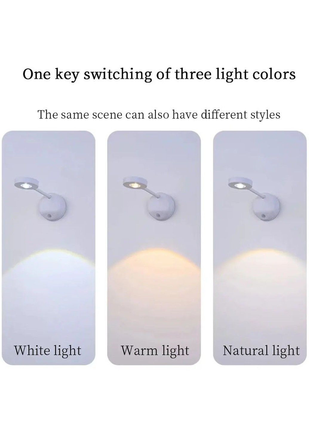 Уценка Настольная лампа LED с датчиком движения 3 colour light MZ-L2201 Epik (294724480)