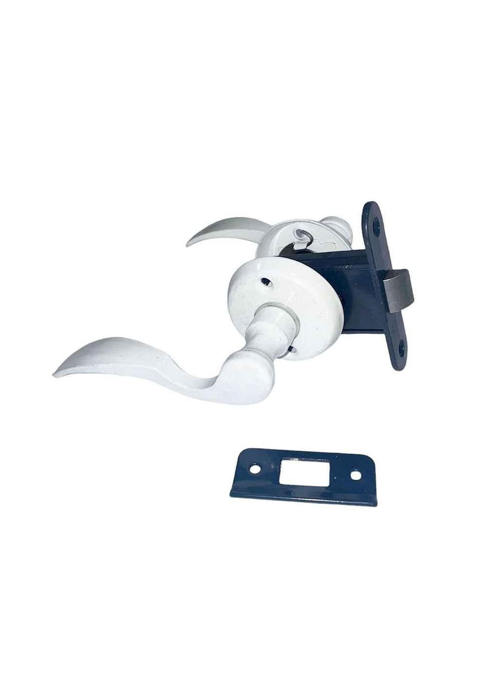 Защелка с ручкой ЗЩ2 белая ТМ ТАНДЕМ Тандем (304760339)