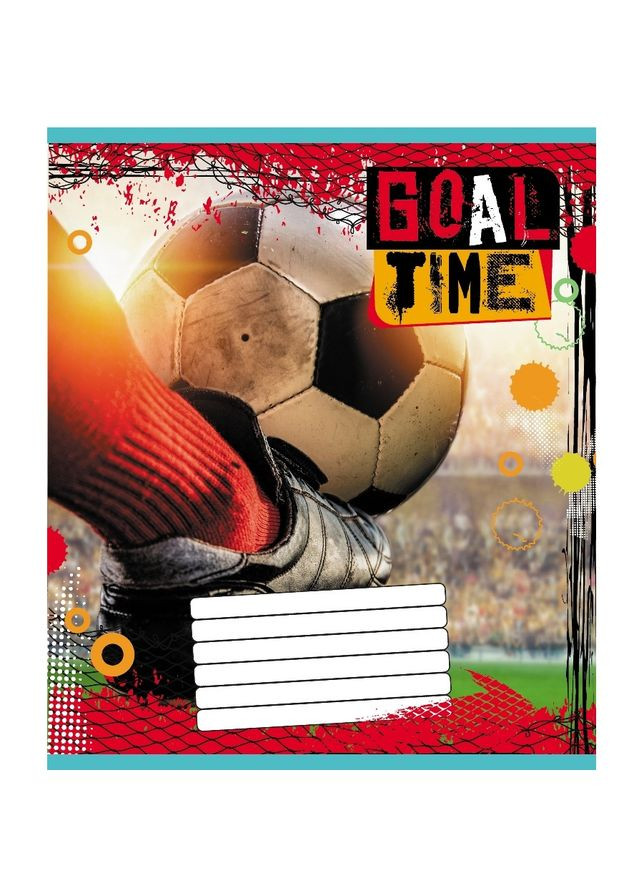 Тетрадь ученическая "Мяч" 012-510027C-3 в косую линию, 12 листов Leader (353967073)