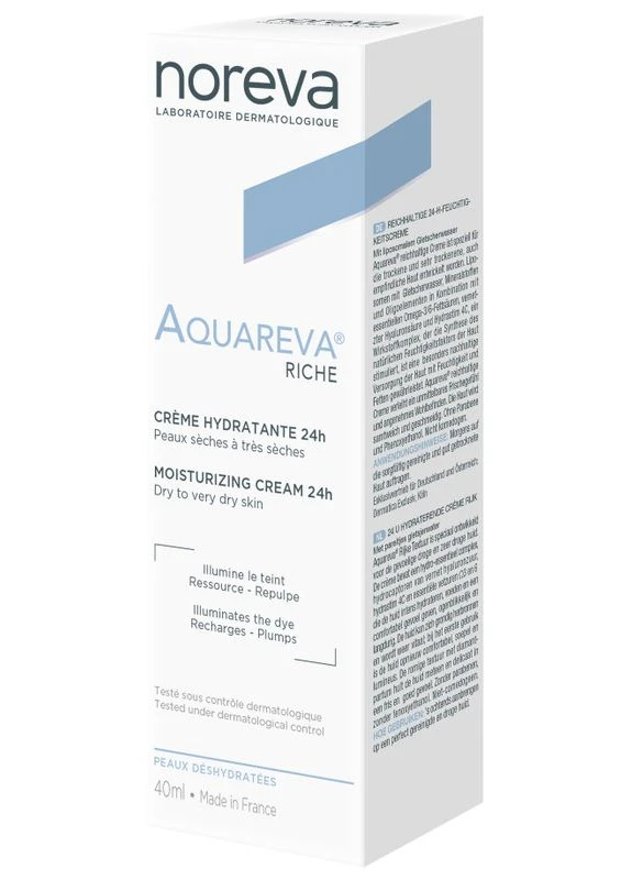 Noreva Денний крем для обличчя Aquareva Moiturizing Cream Rich Textured 40ml (2-921374) — Крем, Франція (380157953)