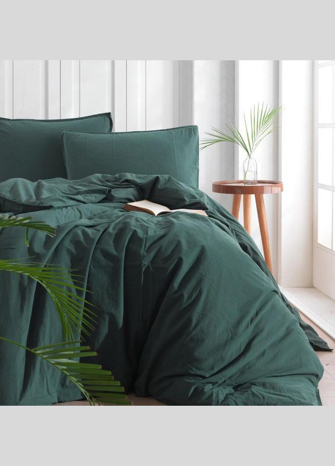 Підковдра Stonewash dark green 160х220 см зелений (94271867) SoundSleep (289059895)