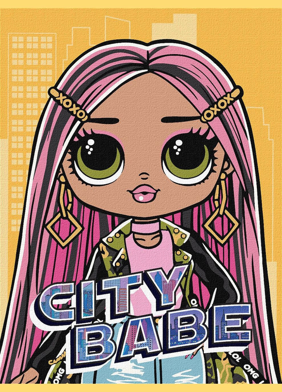 Картина по номерам "L.O.L. Surprise! O.M.G. City Babe", 30х40 см, KHO6277 IDEYKA (324745096)