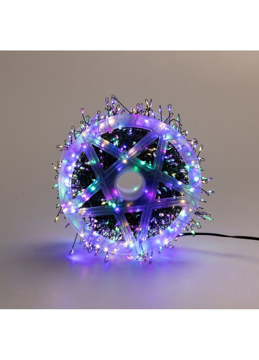 Гирлянда-нить Роса Хвойная лапа 640 LED 30 метров, мультиколор Lucky Day Shop (368774775)