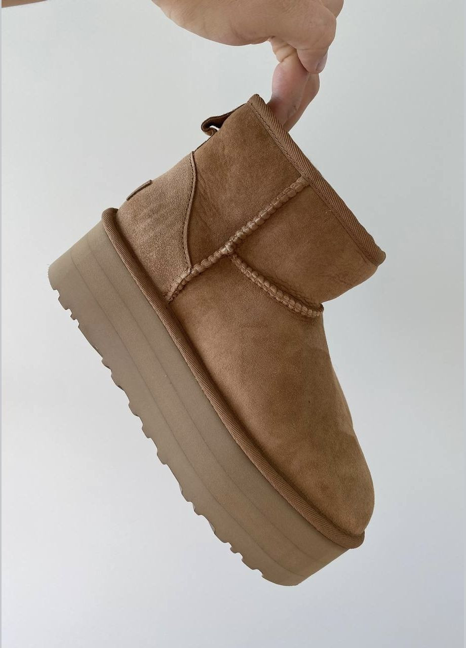 УГГ Міні Платформа Замша Міні Mini Platform Suede UGG (305201544)
