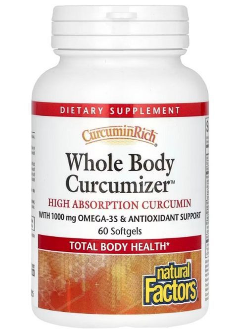 CurcuminRich, Whole Body Curcumizer 60 Softgels Natural Factors (365958957)