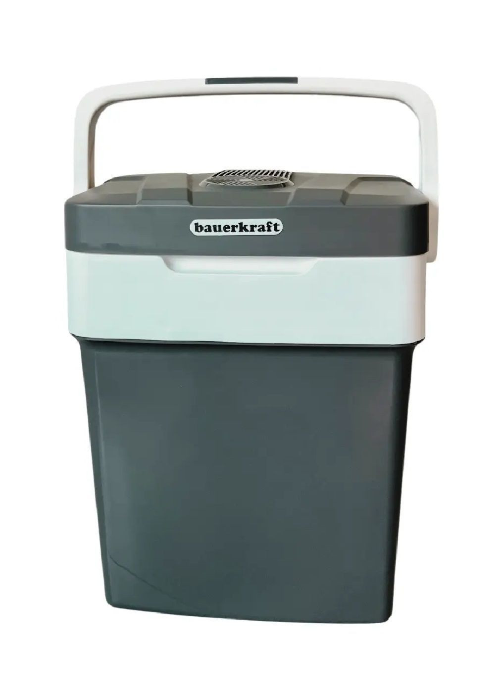 Холодильник дорожній з дисплеєм ручкою для перенесення роботою від мережі прикурювача 29 л 32х41х48 см (482195-Prob) Графіт Unbranded (371827185)