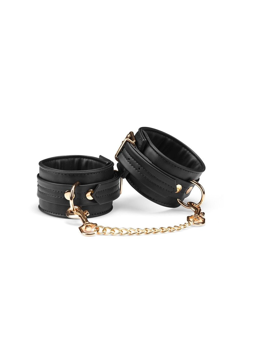 Поножи Black Organosilicon Anklecuffs, экокожа Liebe Seele (322740173)