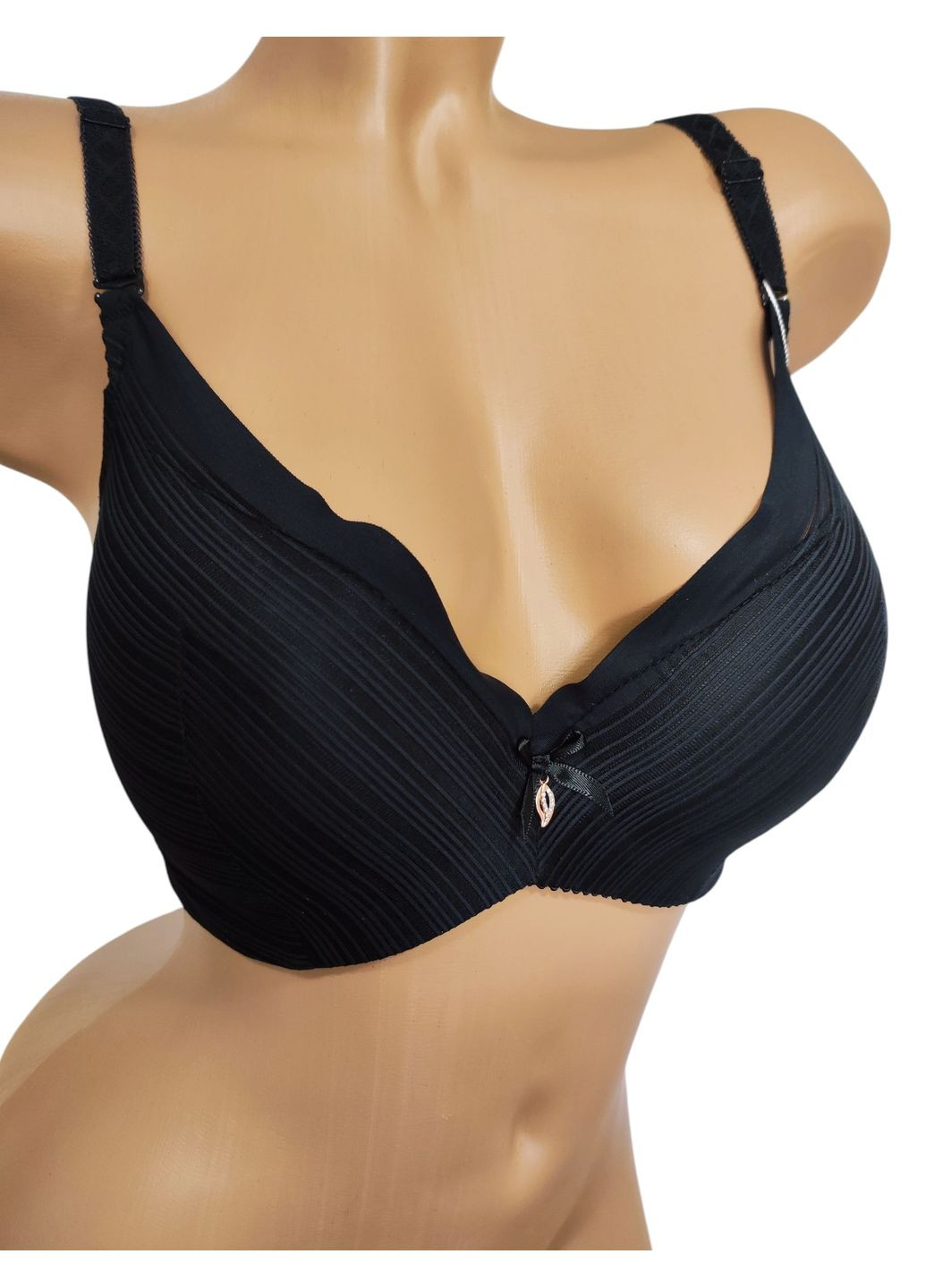 Чёрный корбей бюстгальтер Nadizi с косточками