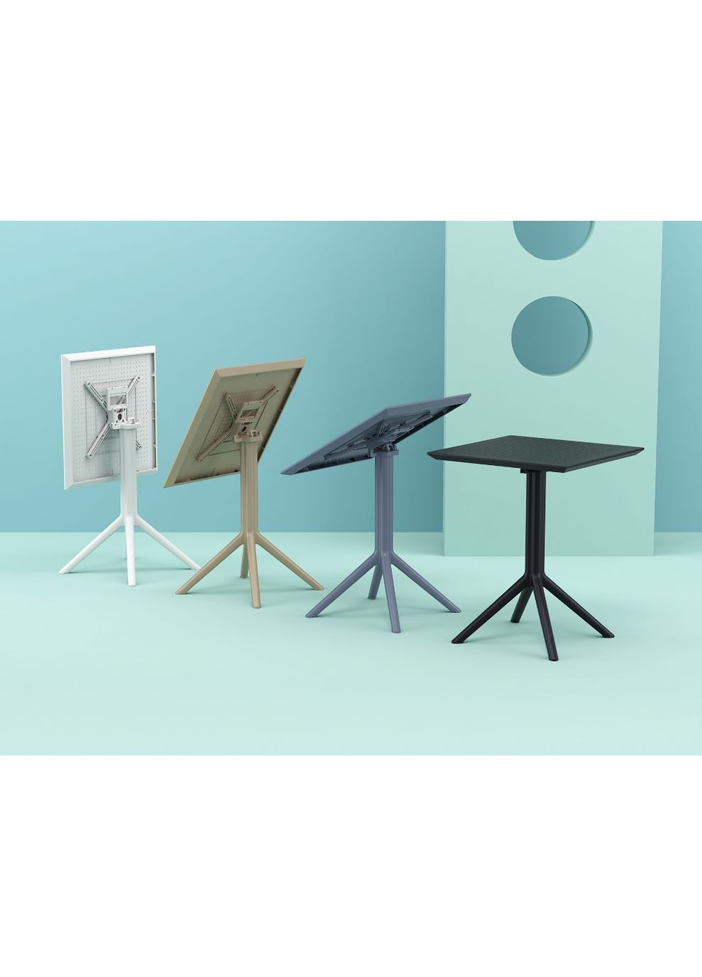 Стіл садовий Sky Folding Table 60 Білий Siesta (372178844)