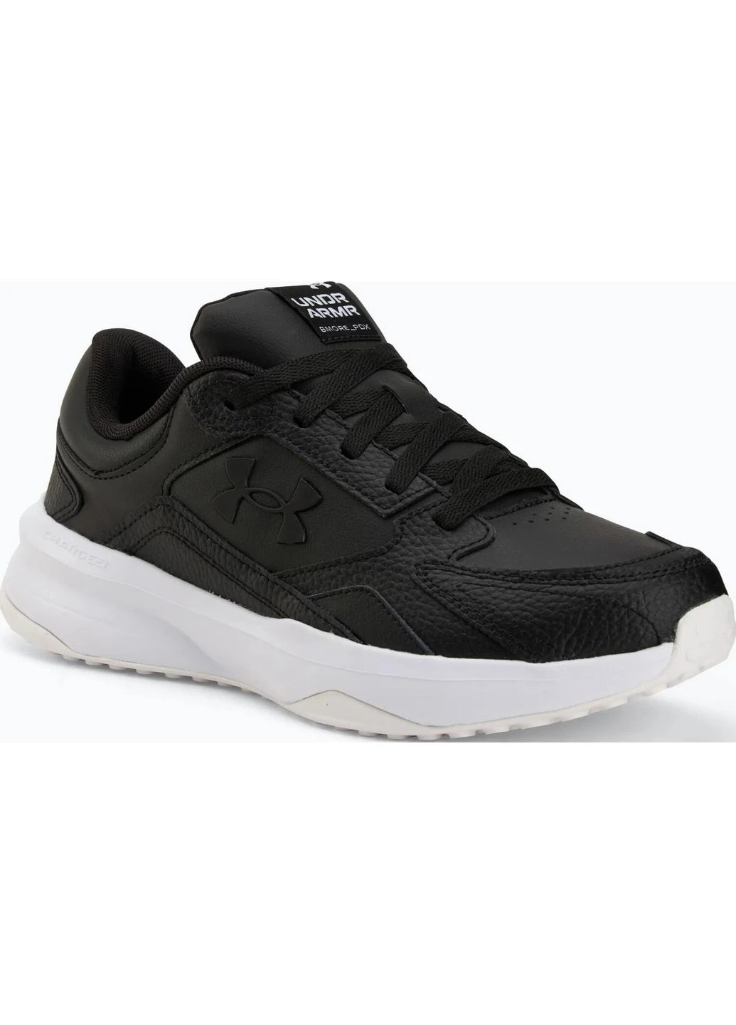 Чорні кросівки для тренувань чорно-білі 3028375-001 Under Armour EDGE LEATHER