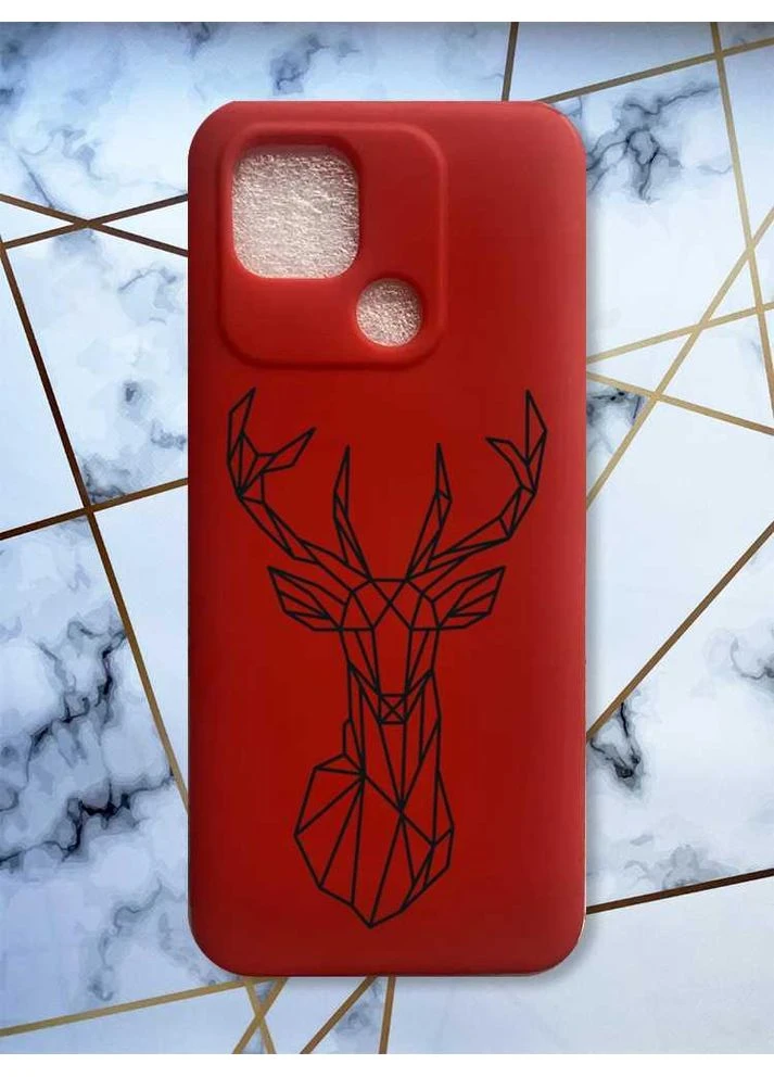 Матовый чехол на Xiaomi Redmi 10C Олень (принт 128) Creative (359492977)