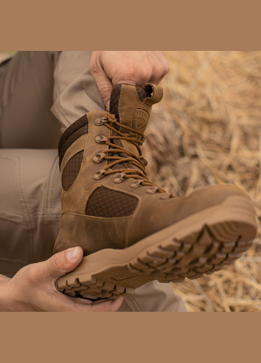 Берці Літні Чоловічі Тактичні Черевики. 39-47р Койот. Спеціальна трекінгова підошва! STLM-1002 No Brand (289384678)