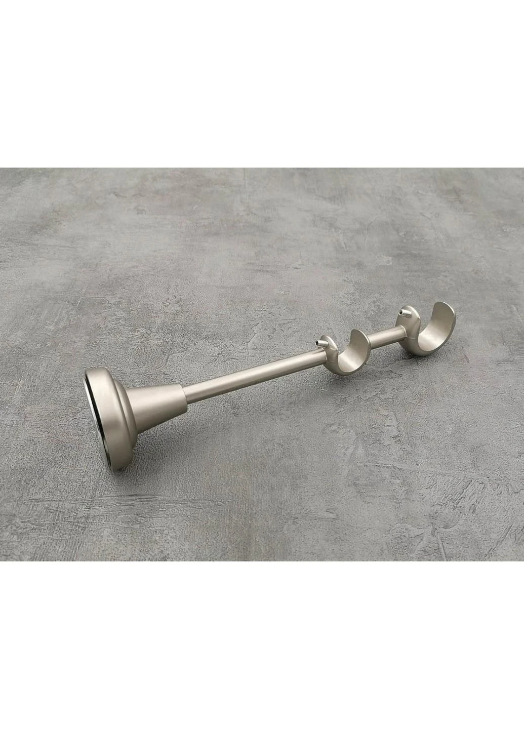 Карниз Арезо кручена штанга подвійний відкритий 25/19 мм 200 см Сатин Quadrum (352779685)