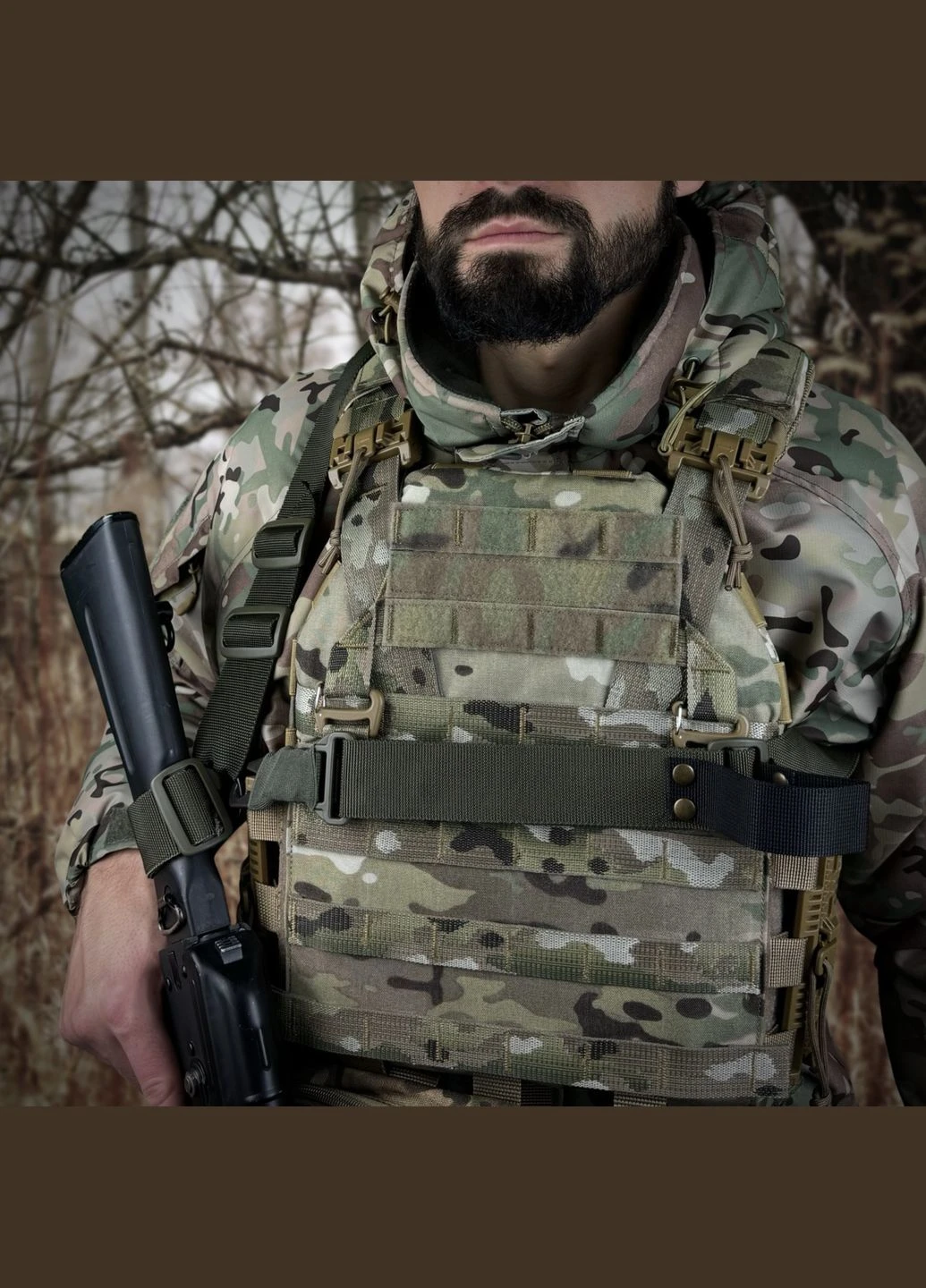 Ремінь збройовий одно/двоточковий з додатковим кріпленням "" carbine олива RAGNAROK TYR (305776807)