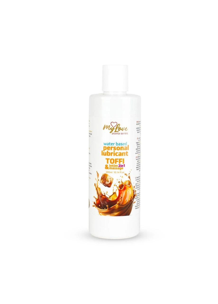 2в1 лубрикант и массажный гель - MyLove Aroma Series Intim&Massage Toffi, 300 мл Boss Series (400993183)