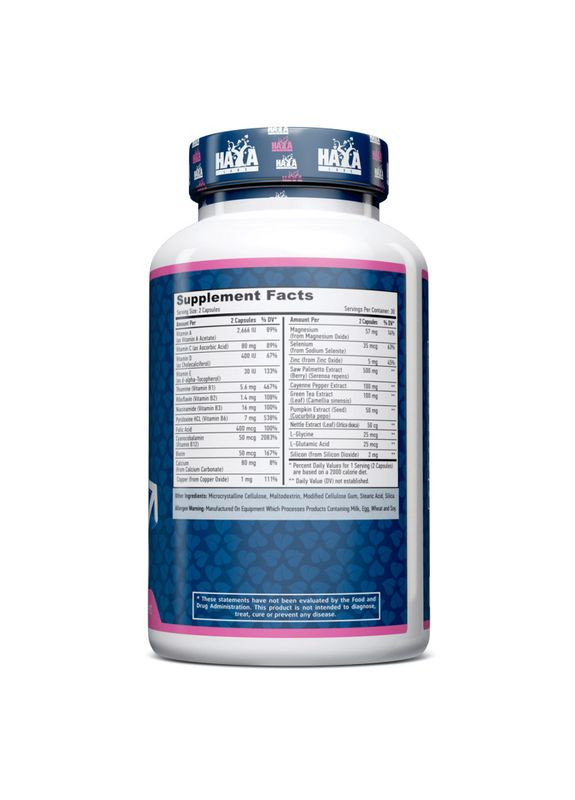 Вітаміни та мінерали Prostate Health, 60 капсул Haya Labs (322580349)