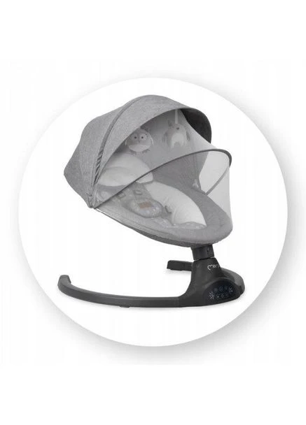 Шезлонг-качалка Kenani dark grey, BULE00022 MoMi (374872652)