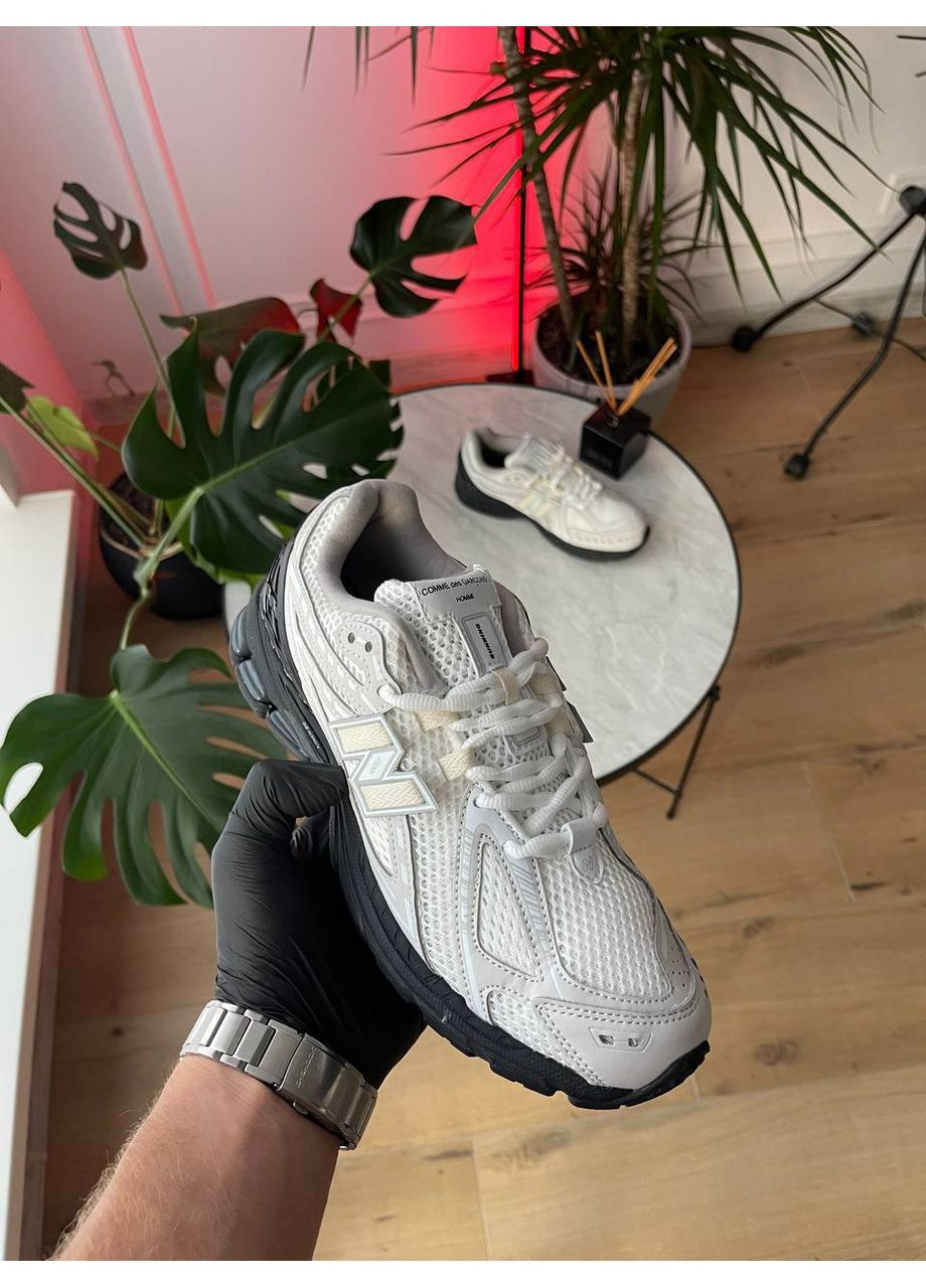 Білі Осінні кросівки чоловічі і жіночі new balance 1906 white black | нью беланс 1906 білі No Brand