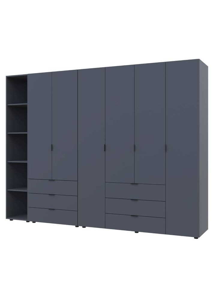 Комплект шкафов для одежды Гелар (3 шт.) 270,7х49,5х203,4 см Графит (DRS-011157) Doros (361998987)