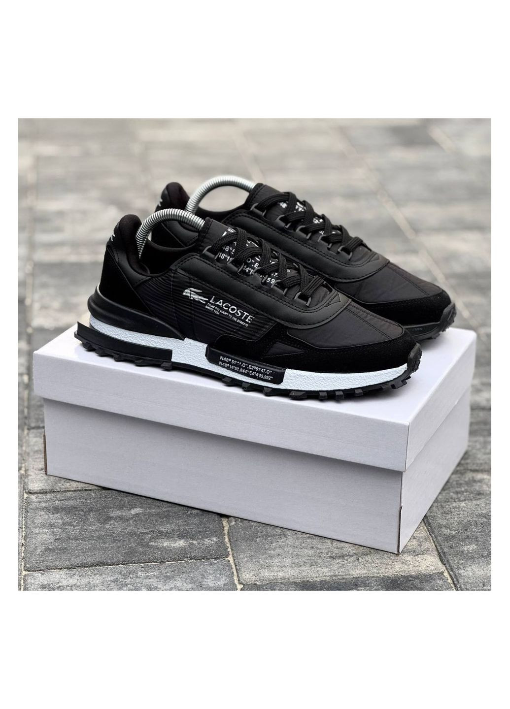 Черные демисезонные мужские кроссовки No Brand