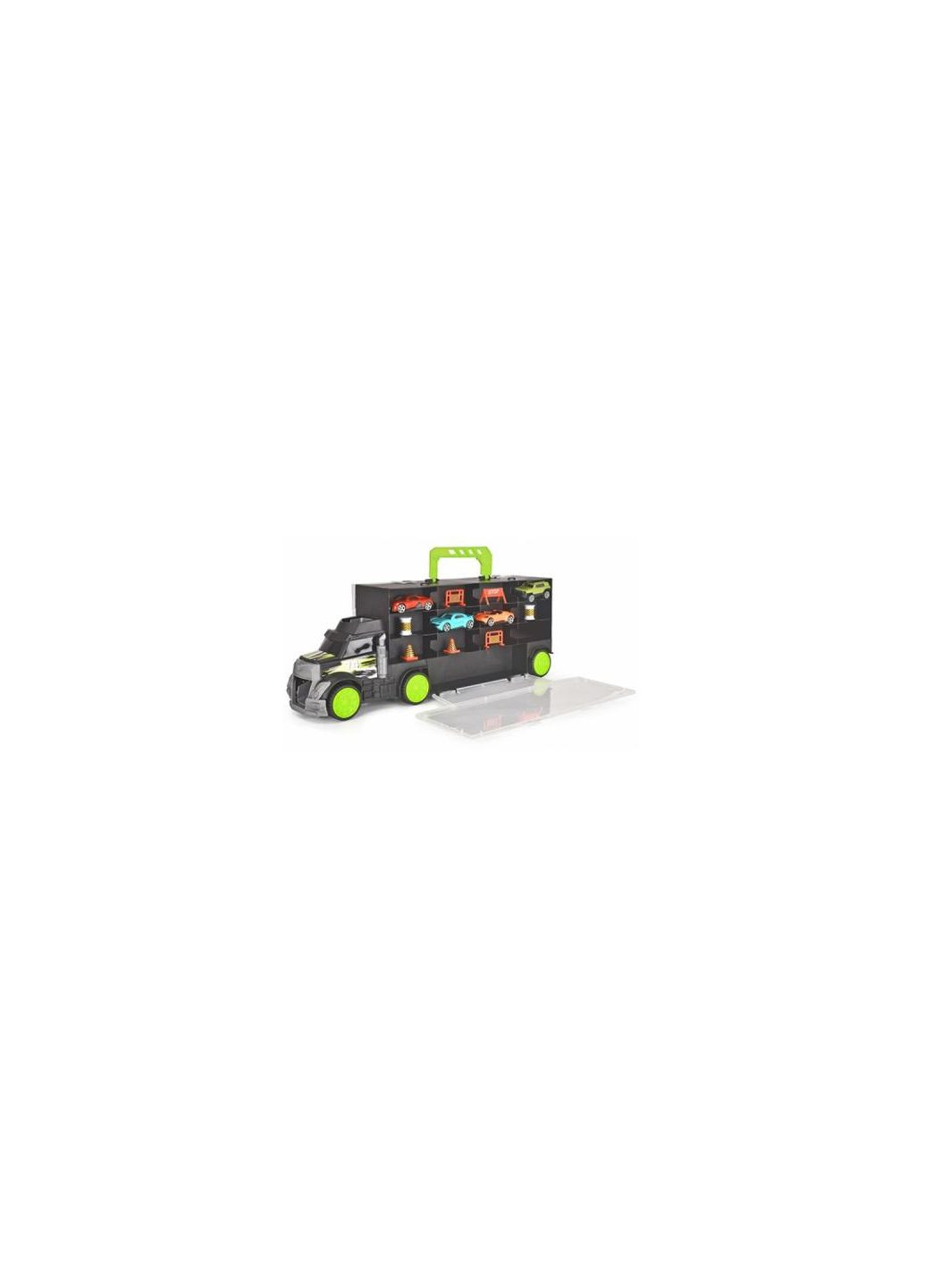 Игровой набор 3 см (3747007) Dickie toys трейлер перевозчик авто 4 машинки с аксессуарами 4 (275077732)