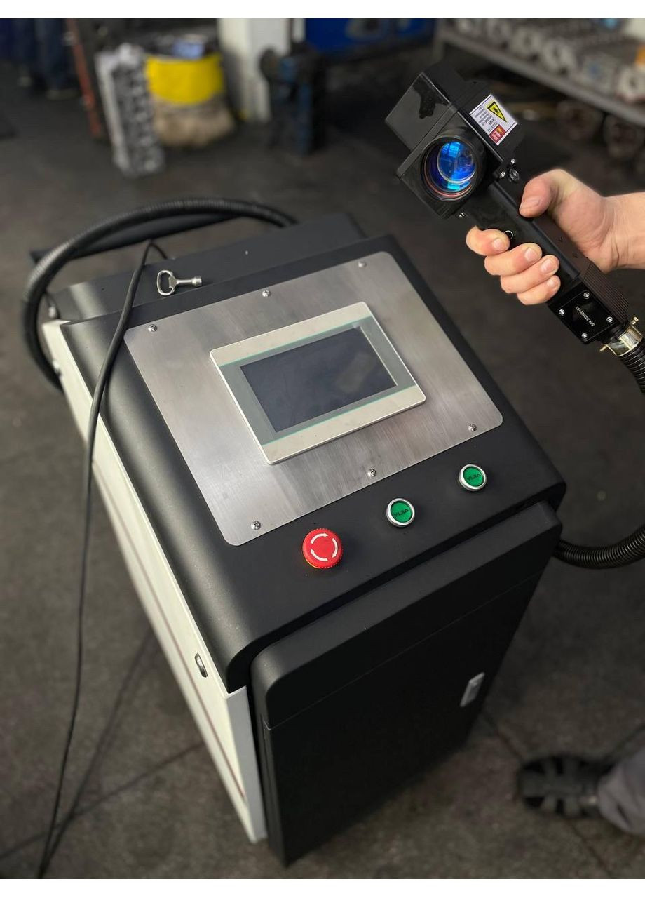 Лазер для видалення іржі 50w Апарат лазерного очищення металу від іржі, фарби, окалини, нафтопродуктів HM furnitura (365248633)