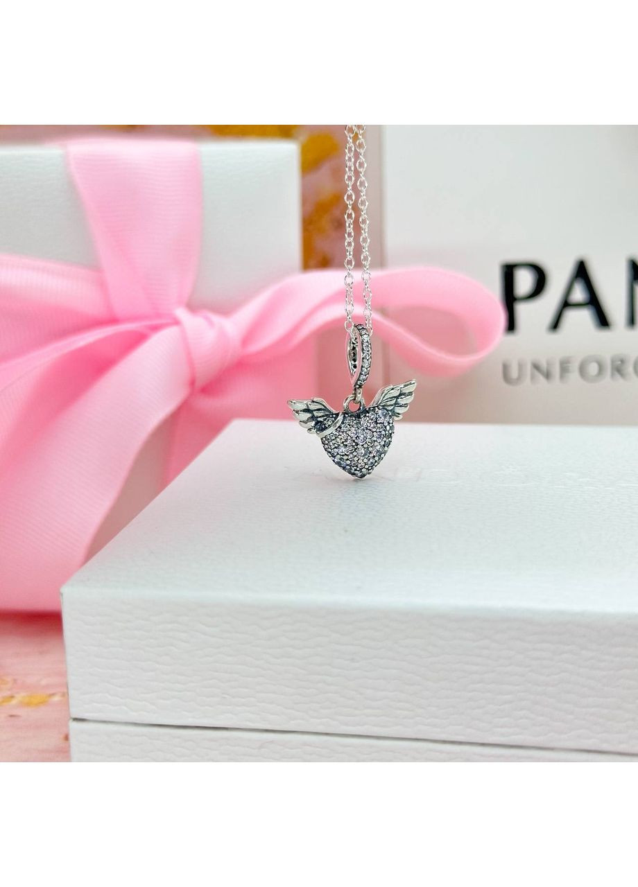 Срібне намисто Пандора з кулоном "Крила Ангела" 398505C01 Kabluchka (355462853)