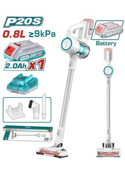Акумуляторний пилосос TVLI2006 Total (298995740)