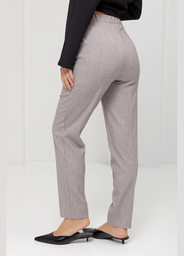 Женские классические брюки со стрелками светло-серые Arjen (289787535)