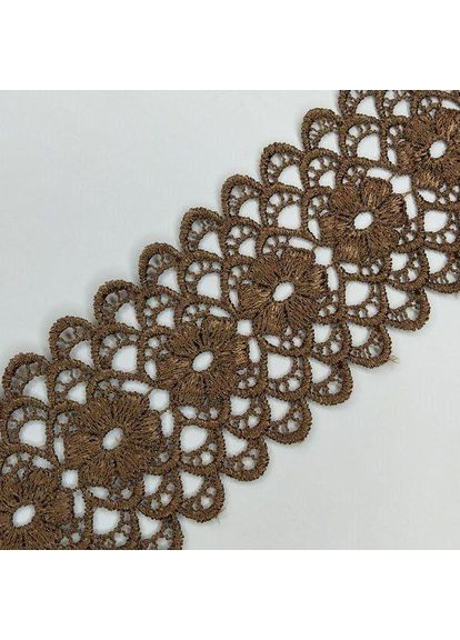 Кружево макраме 6,5см (20м) Цвет - Коричневый (08-Y11560-4) Plus-plus (352745870)