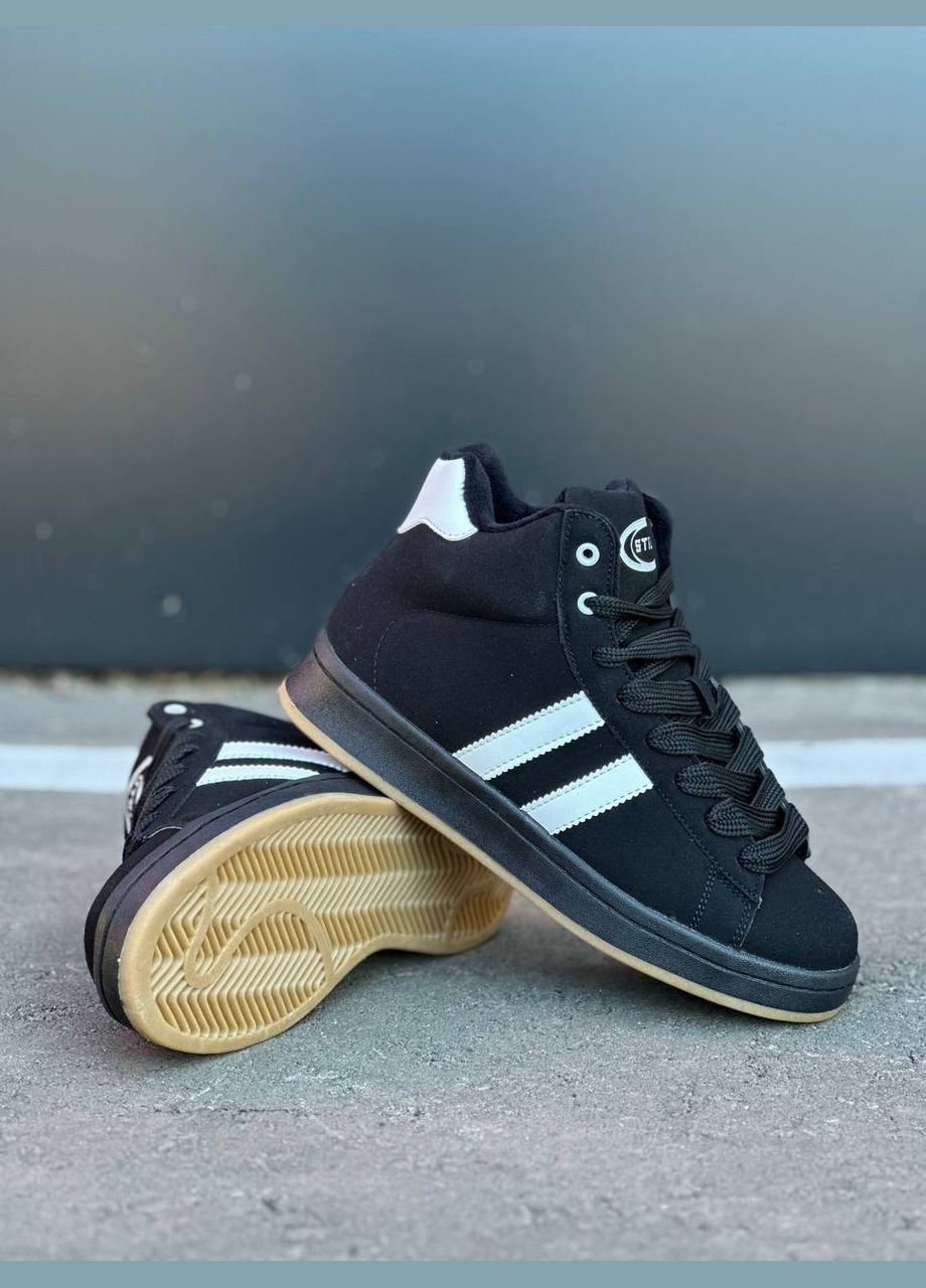 Черно-белые зимние кроссовки Vakko